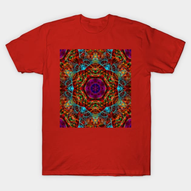 Magical vibrant web T-Shirt by hereswendy